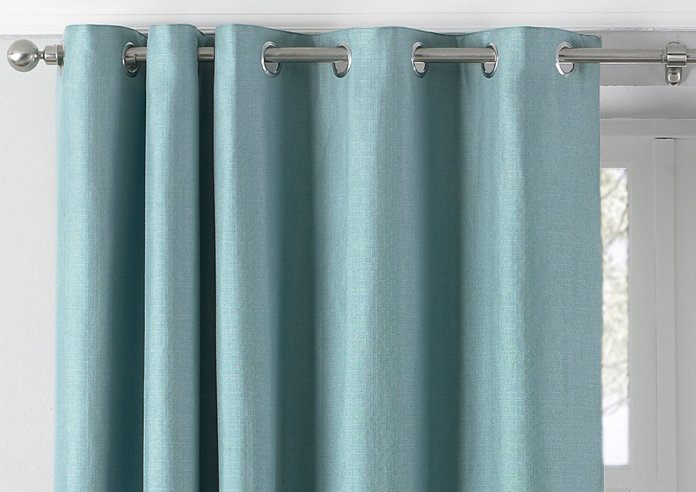 Atlantic Eyelet, Duck Egg - Ready Made Curtains - Image 9
